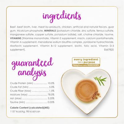 Image showing 4 th Purina Fancy Feast Beef/Liver 24/3 oz.