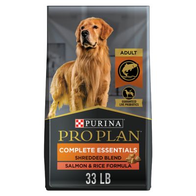 Purina Pro Plan High Protein Dog Food With Probiotics for Dogs, Shredded Blend Salmon & Rice Formula