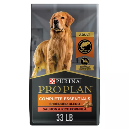 Purina Pro Plan Adult High Protein Shredded Blend Salmon and Rice Formula Dry Dog Food with Probiotics Dry Dog Food