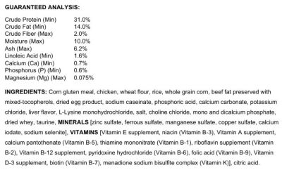 Image showing  Urinary Tract Health Adult Chicken and Rice Formula Dry Cat Food