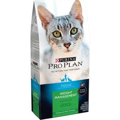 Purina Pro Plan Focus Adult Weight Management Chicken and Rice Formula Dry Cat Food Weight control, dry cat food