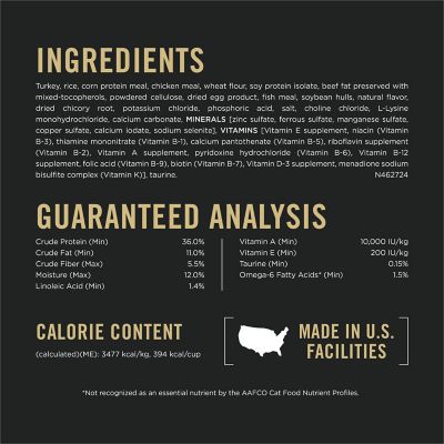 Image showing 5 th Purina Pro Plan Focus Indoor Care Turkey & Rice Formula Dry Cat Food