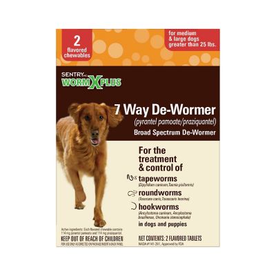 does over the counter dewormer work for dogs