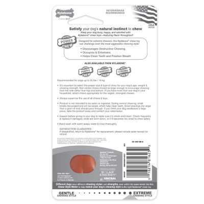 Image showing 7 th Nylabone Durable Bacon Bone Wolf