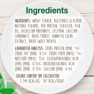 Image showing  Healthy Edibles Longer Lasting Puppy Turkey & Sweet Potato Flavor Dog Bone Treats, 3 ct.