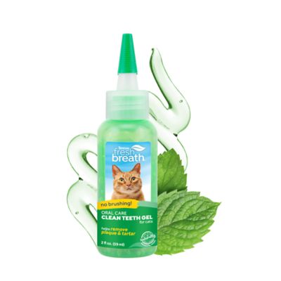 Image showing  Fresh Breath No Brushing Clean Teeth Dental & Oral Care Gel for Cats, 2oz
