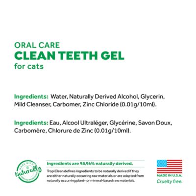 Image showing  Fresh Breath No Brushing Clean Teeth Dental & Oral Care Gel for Cats, 2oz