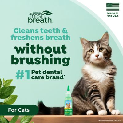 Image showing  Fresh Breath No Brushing Clean Teeth Dental & Oral Care Gel for Cats, 2oz