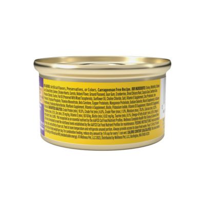 Image showing  Adult Grain Free Turkey & Salmon Pate Wet Cat Food, 3 oz.