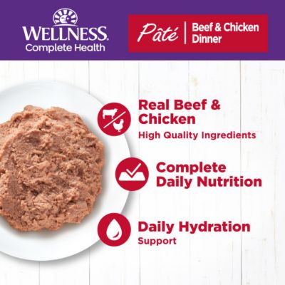 Image showing  Beef & Chicken Dinner Pate Wet Dog Food, 5.5 oz.