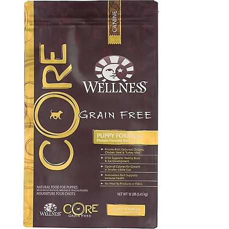 Wellness CORE Puppy Natural Grain-Free Chicken and Turkey Recipe Dry Dog Food
