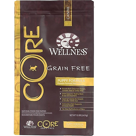 Wellness CORE Puppy Natural Grain-Free Chicken and Turkey Recipe Dry Dog Food