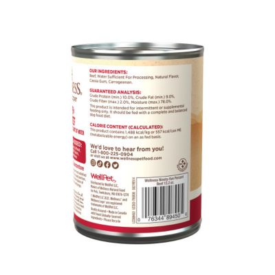 Image showing  Natural Grain Free 95% Beef Recipe Adult Wet Canned Dog Food