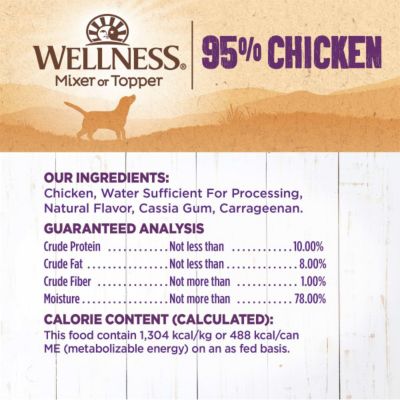 Image showing  Natural Grain Free 95% Chicken Recipe Adult Wet Canned Dog Food