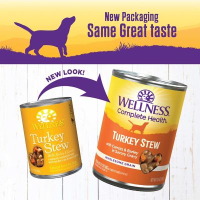 Image showing  Thick & Chunky Natural Canned Dog Food, Turkey Stew, 12.5-Ounce Can