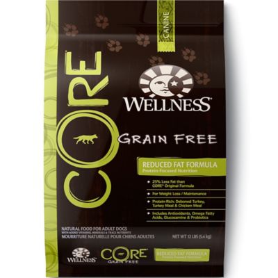 Wellness CORE Adult Reduced Fat Grain-Free Turkey and Chicken Recipe Dry Dog Food