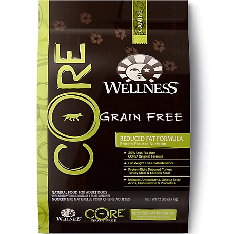 Wellness CORE Adult Reduced Fat Grain-Free Turkey and Chicken Recipe Dry Dog Food