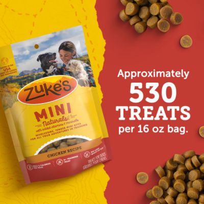 Image showing 6 th Zuke's Chicken Mini Naturals Dog Treats, 16 oz.