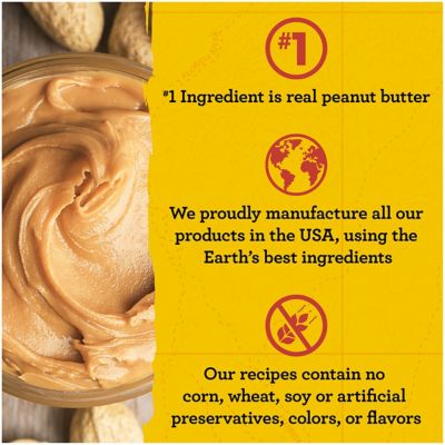 Image showing  Natural Mini Peanut Butter and Oats Flavor Dog Treats, 16 oz.