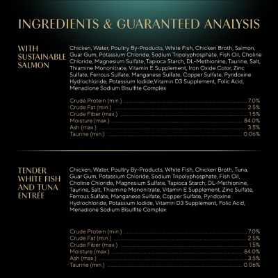 Image showing 9 th Sheba All Life Stages Grain-Free Delicate Salmon, Whitefish and Tuna Pate Wet Cat Food Variety pk., 2.6 oz. Can, Pack of 24