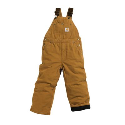 tan carhartt overalls