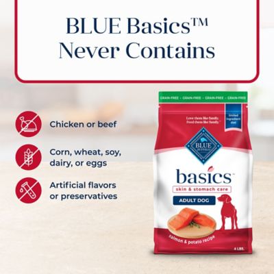 Image showing 5 th Blue Buffalo Basics Adult Grain-Free Limited Ingredient Salmon and Potato Recipe Dry Dog Food