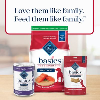 Image showing 8 th Blue Buffalo Basics Adult Grain-Free Limited Ingredient Salmon and Potato Recipe Dry Dog Food