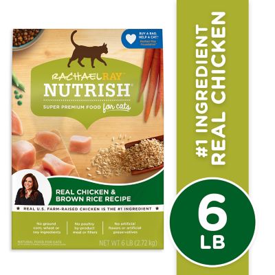 Rachael Ray Nutrish Chicken Brown Rice Recipe Natural Dry Cat Food 6 Lb At Tractor Supply Co