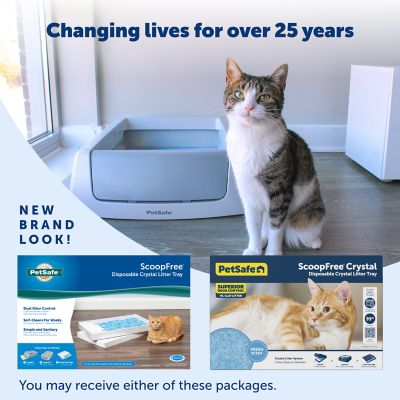 Petsafe Scoopfree Disposable Crystal Litter Tray Premium Blue Pac00 14229 At Tractor Supply Co