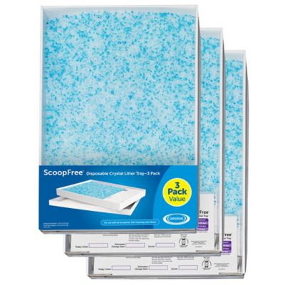 PetSafe ScoopFree® Premium Blue Crystals Litter Trays - 3-pack