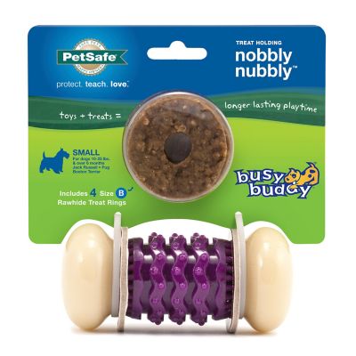 PetSafe Busy Buddy Nobbly Nubbly Dog Chew Toy, Small