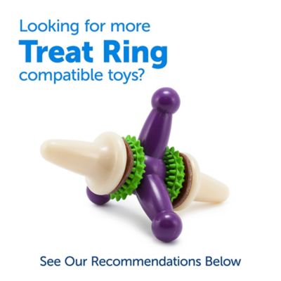 Image showing 6 th PetSafe Busy Buddy Original Rawhide Dog Chew Treat Ring Refills, S