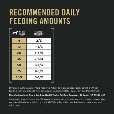 Image showing 5 th Purina Pro Plan Complete Essentials Chicken and Veetables Entre in Gravy Wet Dog Food, 13 oz.