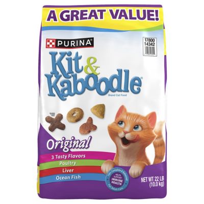 Kit & Kaboodle Purina Kit and Kaboodle Dry Cat Food Original Poultry, Liver and Ocean Fish Flavors