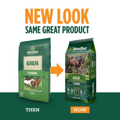 Image showing  Premium Western Forage Alfalfa Hay Cube Horse Feed, 40 lb.
