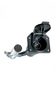 Image showing 5 th Hopkins Towing Solutions 6-Round to 7-Blade Adapter, CA Prop 65 Compliant