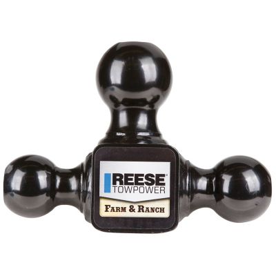 Reese Towpower 2.5 in. Shank 2 in. Drop 1.4K lb. TW Capacity Class V Tri-Ball Ball Mount, 1-7/8 in., 2 in. and 2-5/16 in. Ball