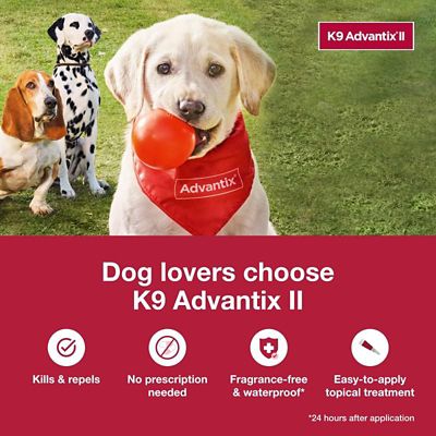 Image showing  K9 Advantix II Topical Flea and Tick Treatment for Dogs