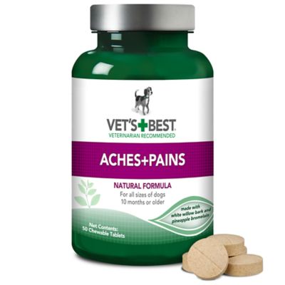 Vet's Best Aspirin-Free Aches and Pains Chewable Supplement Tablets for Dogs, 50 ct.