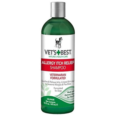 Vet's Best Allergy Itch Relief Dog Shampoo, 16 oz.