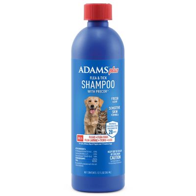 Adams Plus Flea & Tick Shampoo with Precor, 12 oz.