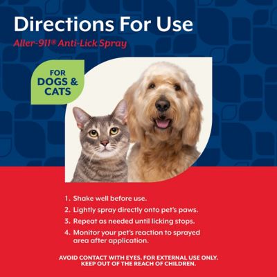 Image showing 5 th NaturVet Aller-911 Anti-Lick Paw Spray, 8 oz.