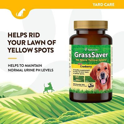 Image showing  GrassSaver Chewable Tablets for Dogs, 500 ct.