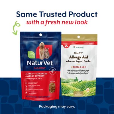 Image showing  Aller-911 Advanced Allergy Aid Formula Powder for Dogs and Cats, 60 Day