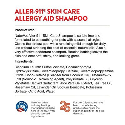 Image showing  Aller-911 Skin Care Pet Shampoo, 16 oz.