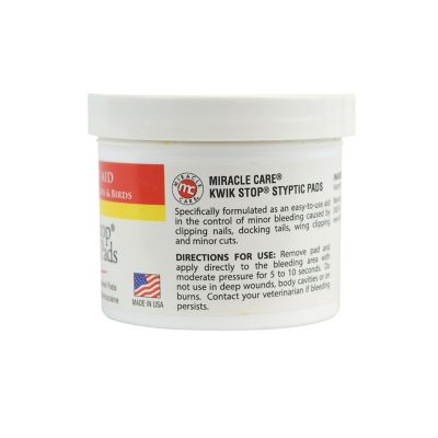 Image showing Kwik Stop Styptic Pads, 90 ct.