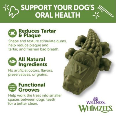 Image showing  Alligator Natural Dental Dog Treats, Large Size, 6 ct.