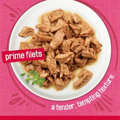 Image showing  Prime Filets With Salmon & Beef in Sauce Wet Cat Food, 5.5 oz.