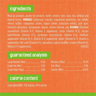 Image showing  All Life Stages Chicken and Tuna Dinner Pate Wet Cat Food, 5.5 oz.