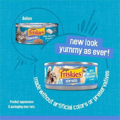 Image showing  Shreds with Whitefish & Sardines in Sauce Wet Cat Food, 5.5 oz.
